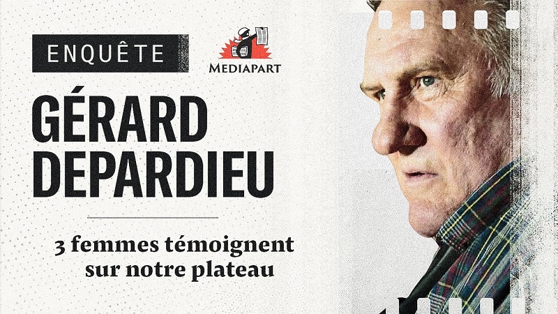 L'acteur français Gérard Depardieu, accusé de viol et d’agressions sexuelles par plusieurs femmes