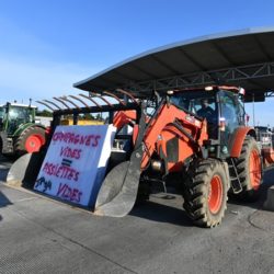 Nouvelles actions ce vendredi 8 mars des agriculteurs et des viticulteurs de la Coordination rurale de l’Hérault.