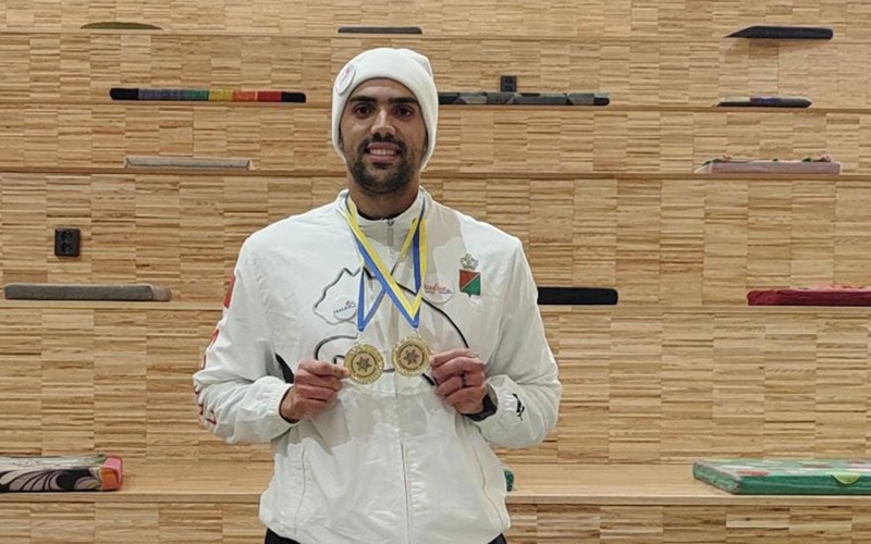 Maroc première médaille dans la natation en eau glacée