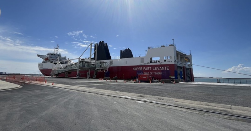 Le Port de Huelva inaugure une nouvelle liaison maritime avec Tanger Med pour le transport de marchandises