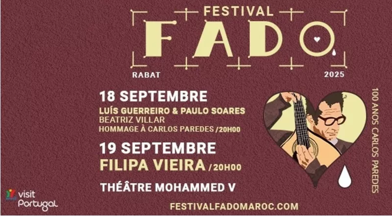 Le Fado Festival revient à Rabat pour sa 8ᵉ édition marocaine un hommage vibrant à Carlos Paredes