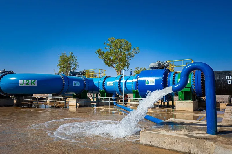 OCP Green Water met en service un pipeline stratégique entre Jorf Lasfar et Khouribga pour un Maroc hydrauliquement résilient